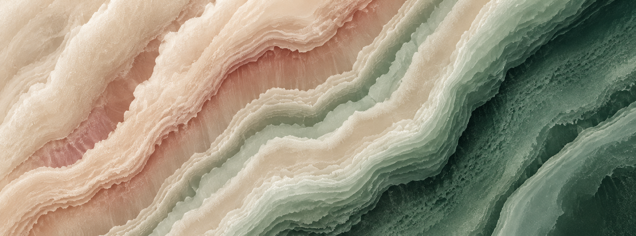 Abstract layered mineral pattern in Mallinder Counselling colours